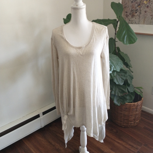 Free people Wonder Woman thermal tunic oatmeal size Medium - Picture 2 of 4